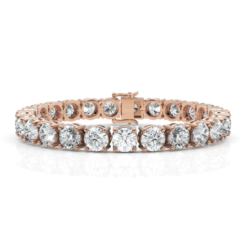 25CT Round Lab Diamond Tennis Bracelet - Buvea Jewels