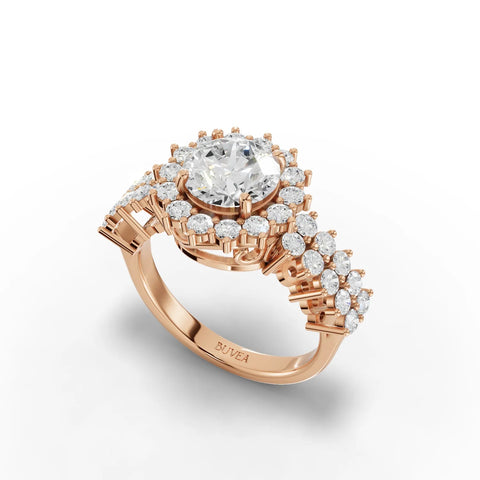 2.69CT Round Moissanite Premium Bridal Set Ring - Buvea Jewels