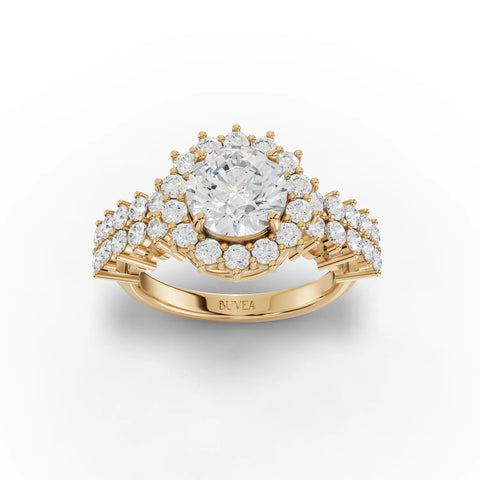 2.69CT Round Moissanite Premium Bridal Set Ring - Buvea Jewels