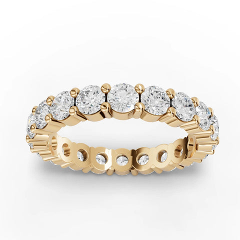 2CT Round Lab Diamond Full Eternity Ring - Buvea Jewels