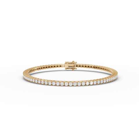 3.5CT Round Lab Diamond Tennis Bracelet - Buvea Jewels