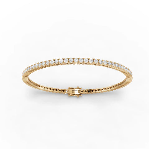 3.5CT Round Lab Diamond Tennis Bracelet - Buvea Jewels