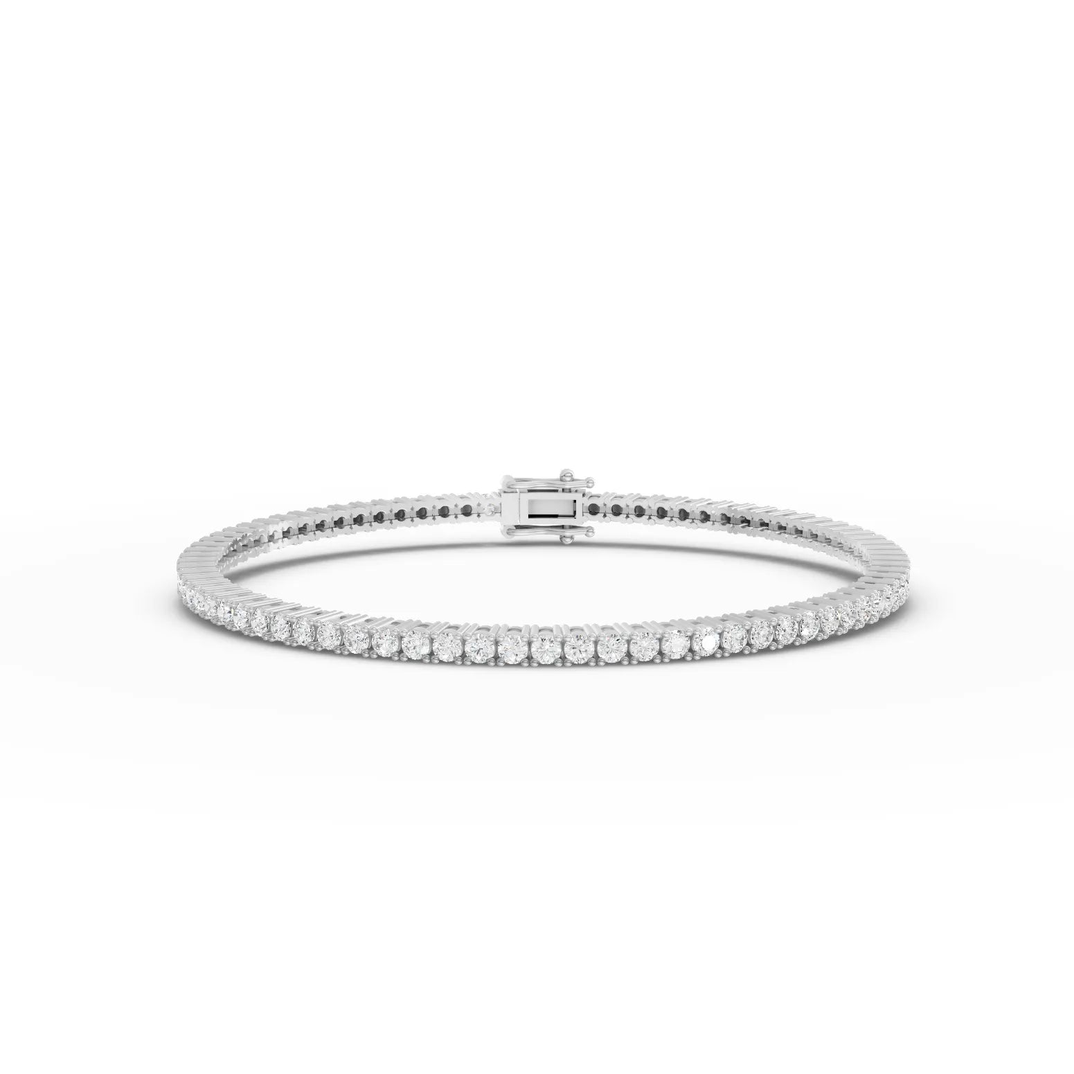 3.5CT Round Lab Diamond Tennis Bracelet - Buvea Jewels