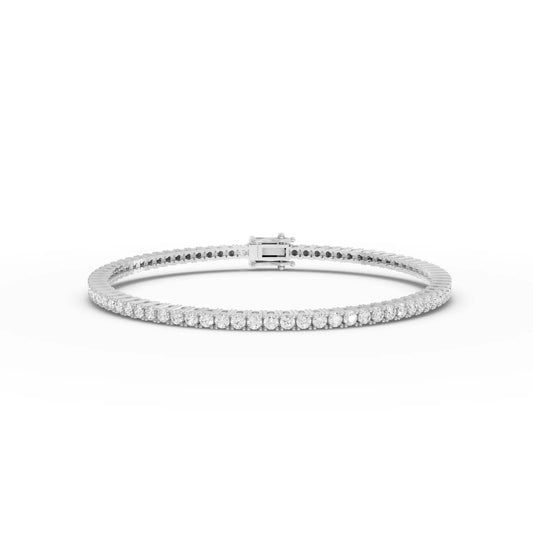 3.5CT Round Lab Diamond Tennis Bracelet - Buvea Jewels