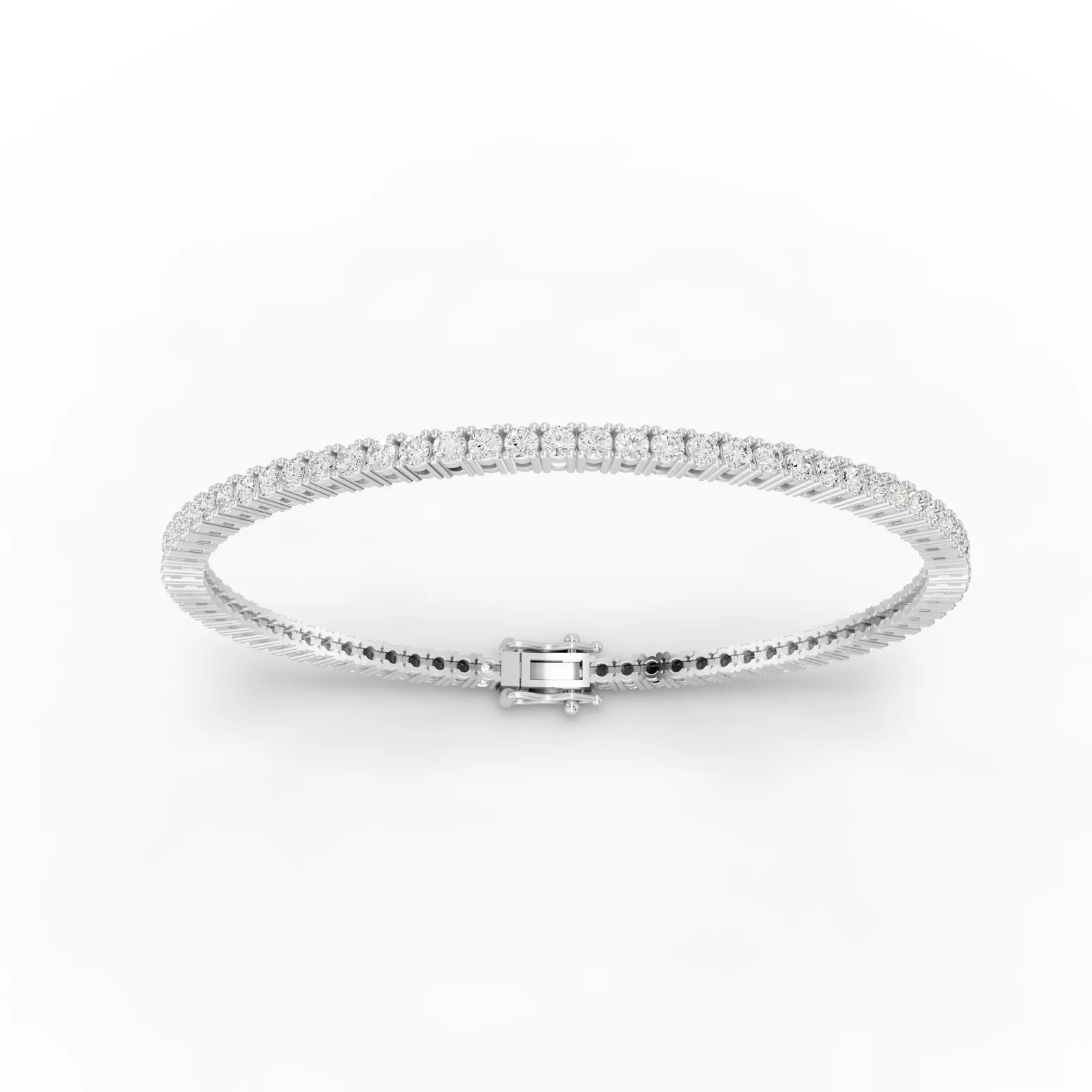 3.5CT Round Lab Diamond Tennis Bracelet - Buvea Jewels