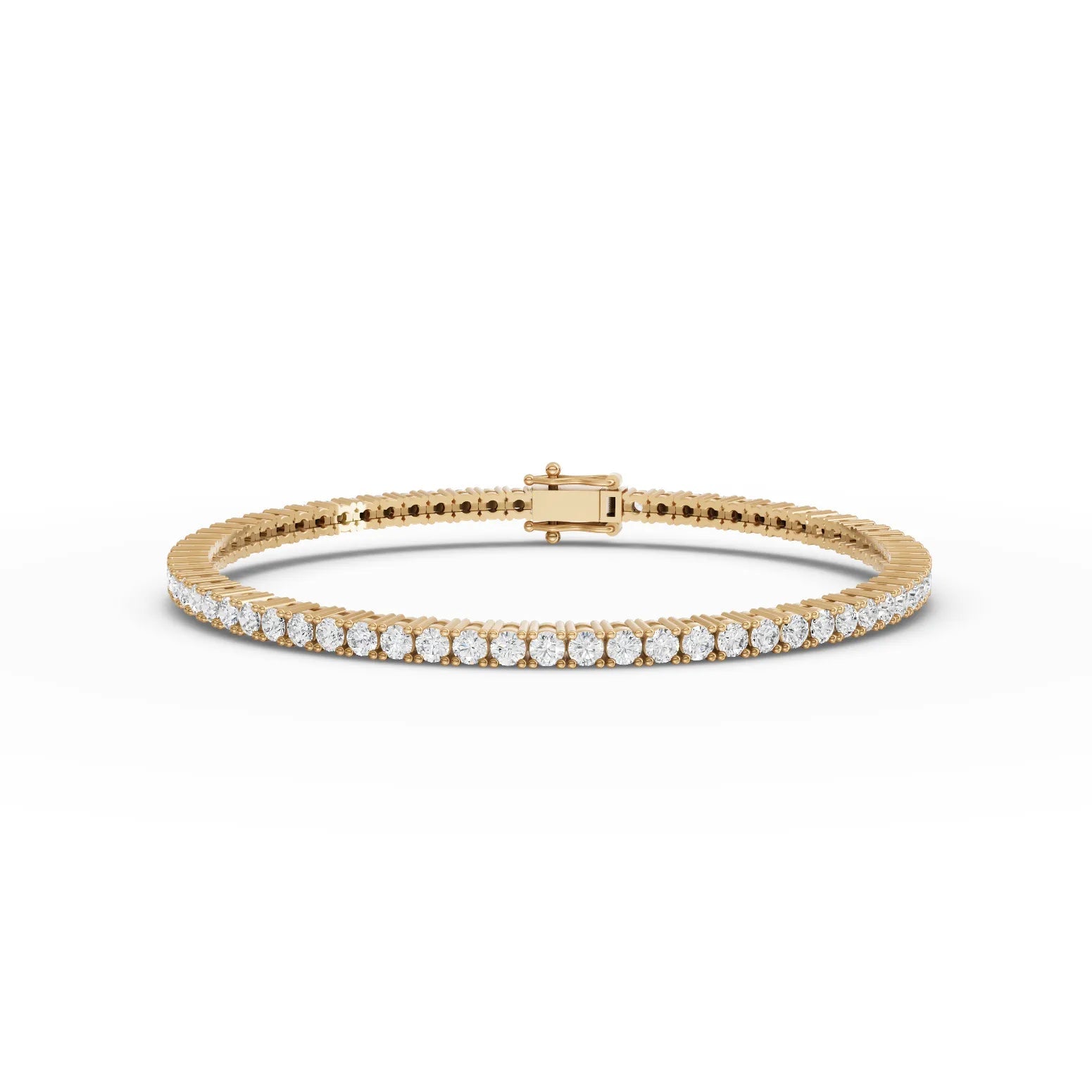 4.5CT Round Lab Diamond Premium Tennis Bracelet - Buvea Jewels