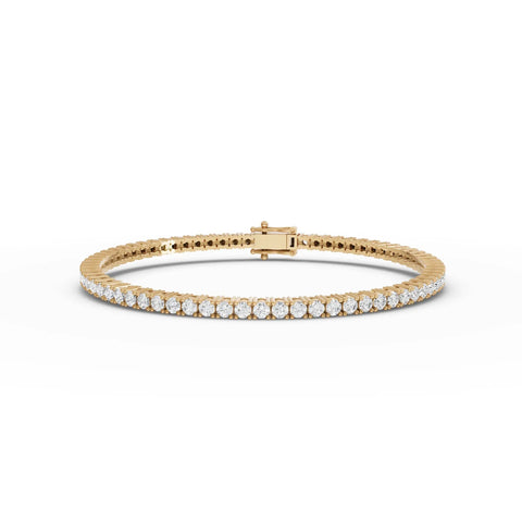 4.5CT Round Lab Diamond Premium Tennis Bracelet - Buvea Jewels