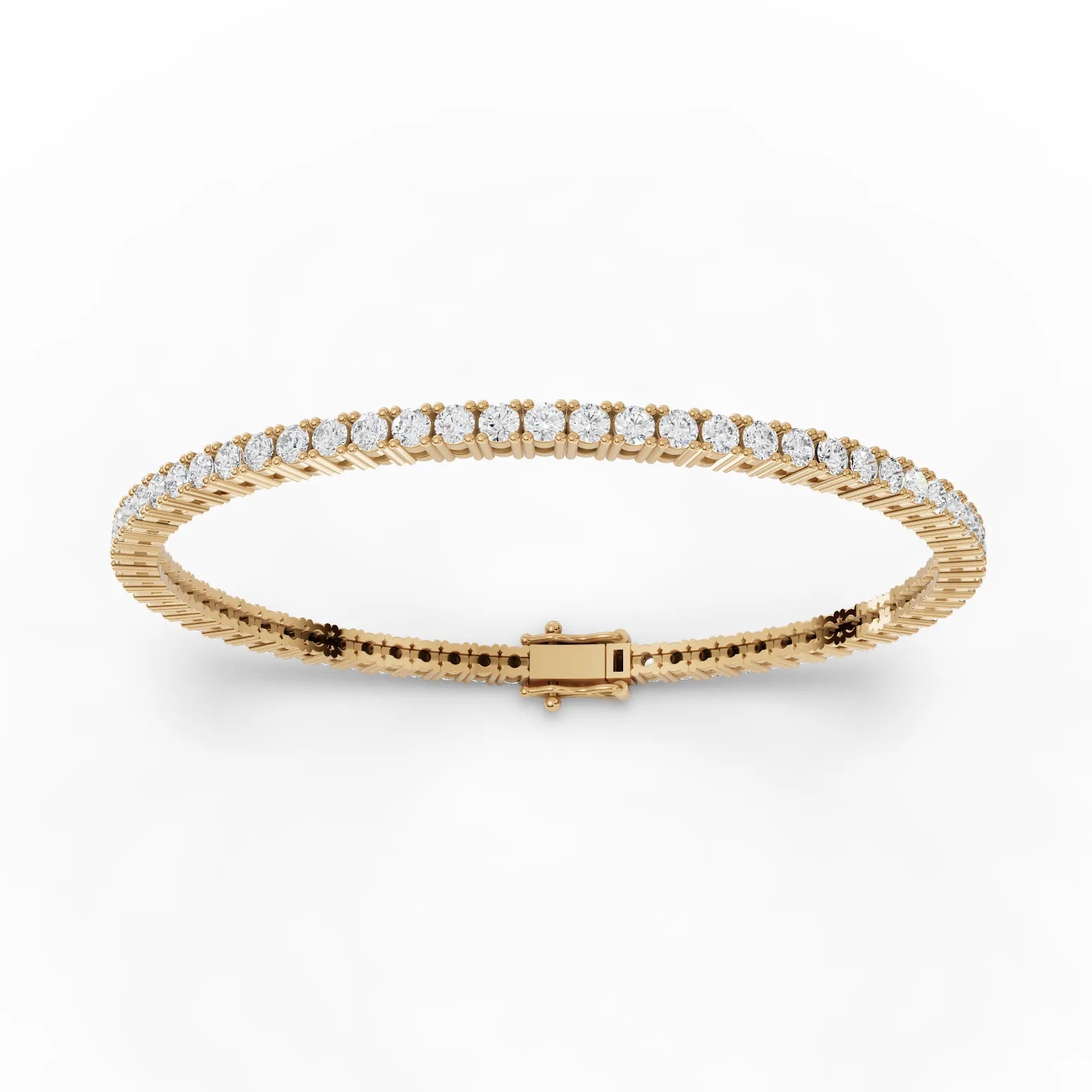 4.5CT Round Lab Diamond Premium Tennis Bracelet - Buvea Jewels