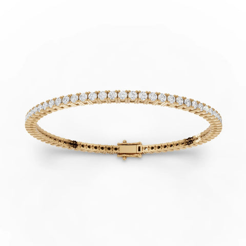 4.5CT Round Lab Diamond Premium Tennis Bracelet - Buvea Jewels