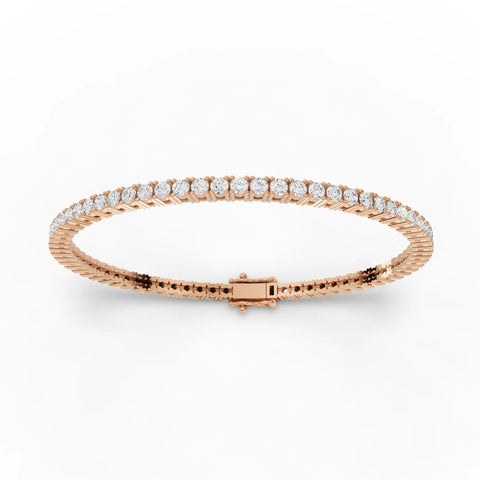 4.5CT Round Lab Diamond Premium Tennis Bracelet - Buvea Jewels