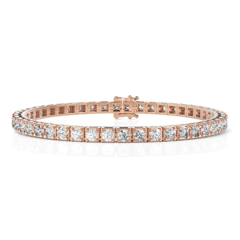 4.84CT Round Lab Diamond Tennis Bracelet - Buvea Jewels