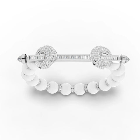 5.01CT Round Lab Diamond Premium Pearl Symphony Bracelet - Buvea Jewels