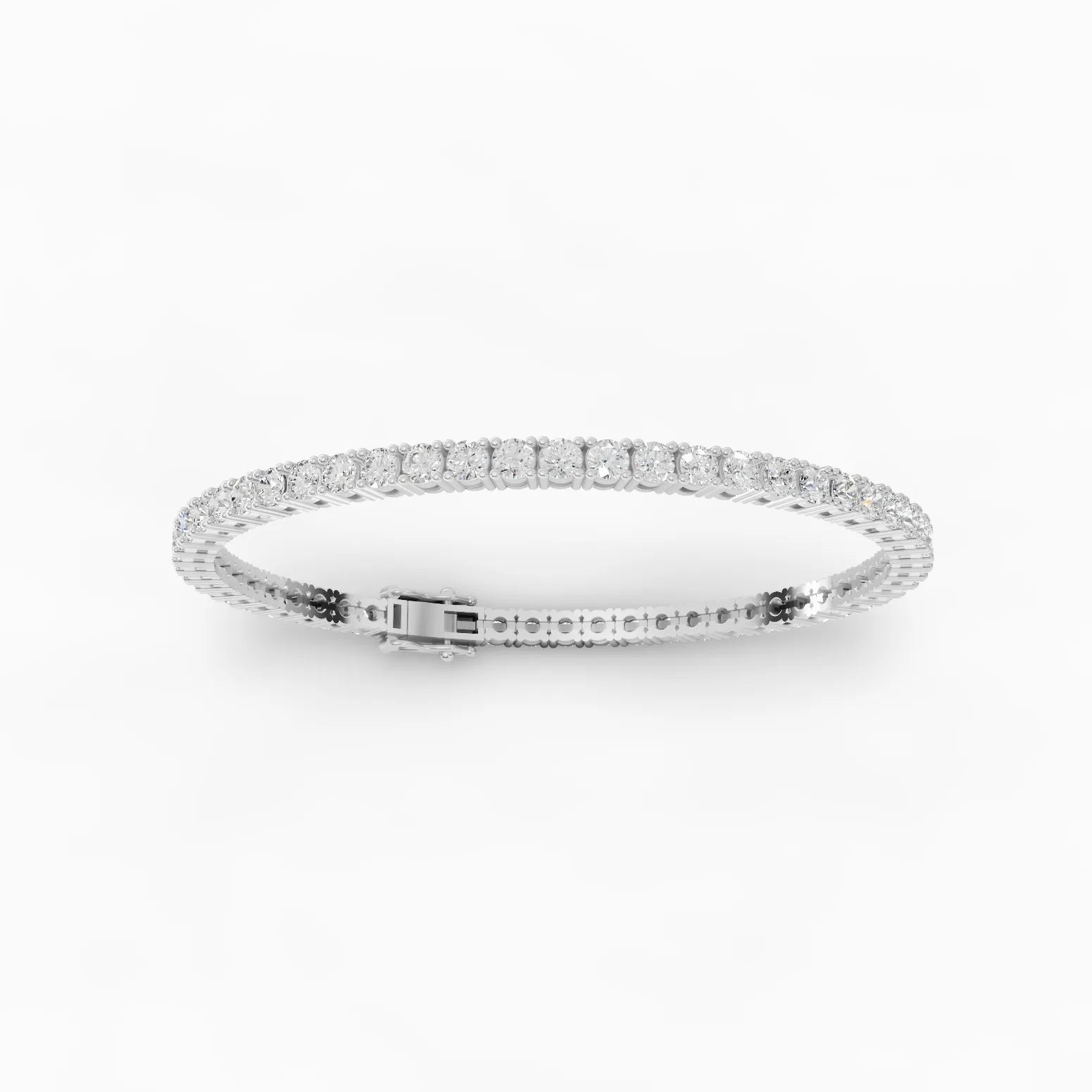 5.7CT Round Lab Diamond Premium Tennis Bracelet - Buvea Jewels