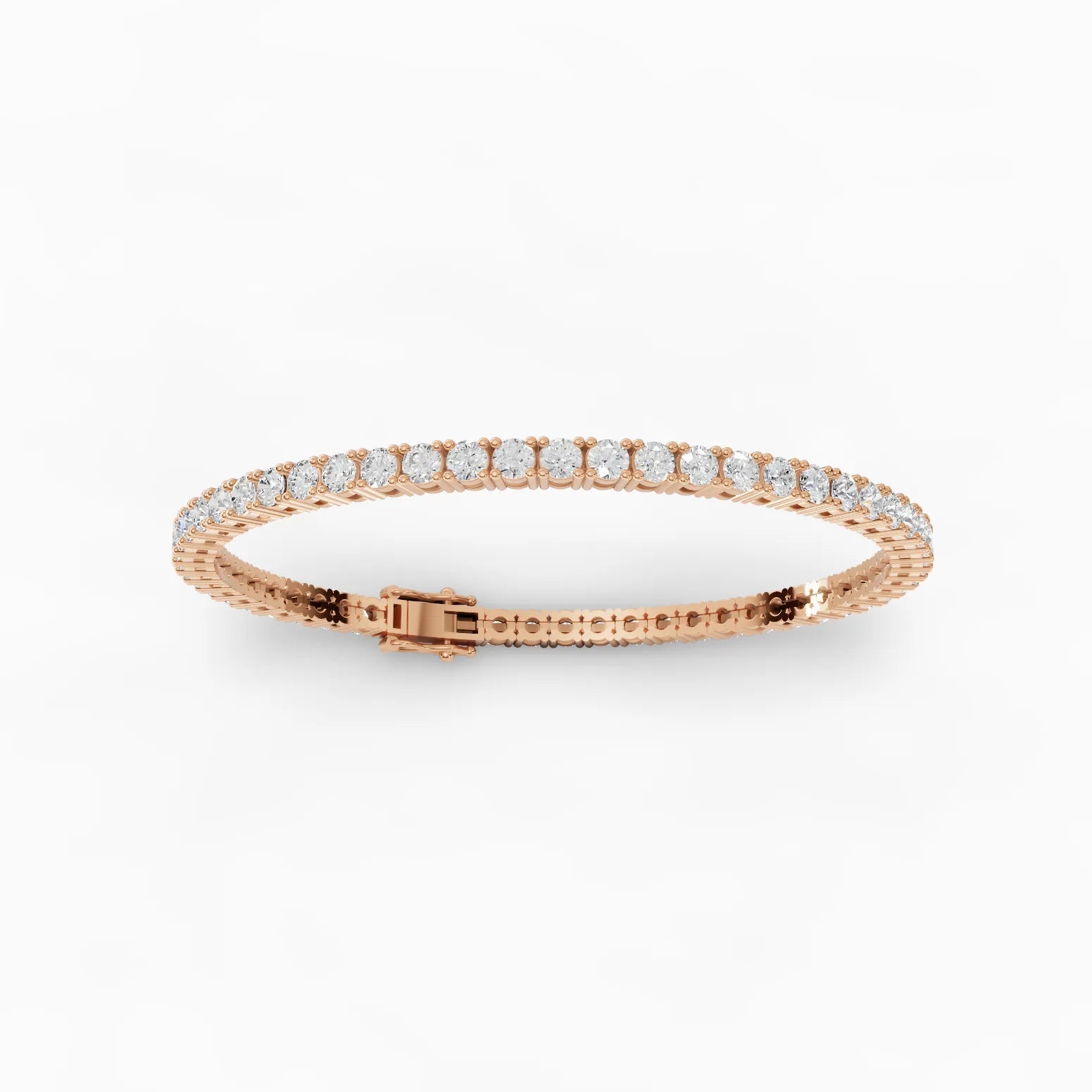 5.7CT Round Lab Diamond Premium Tennis Bracelet - Buvea Jewels
