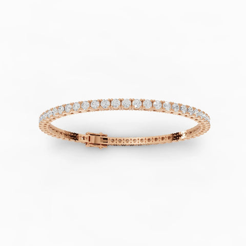 5.7CT Round Lab Diamond Premium Tennis Bracelet - Buvea Jewels
