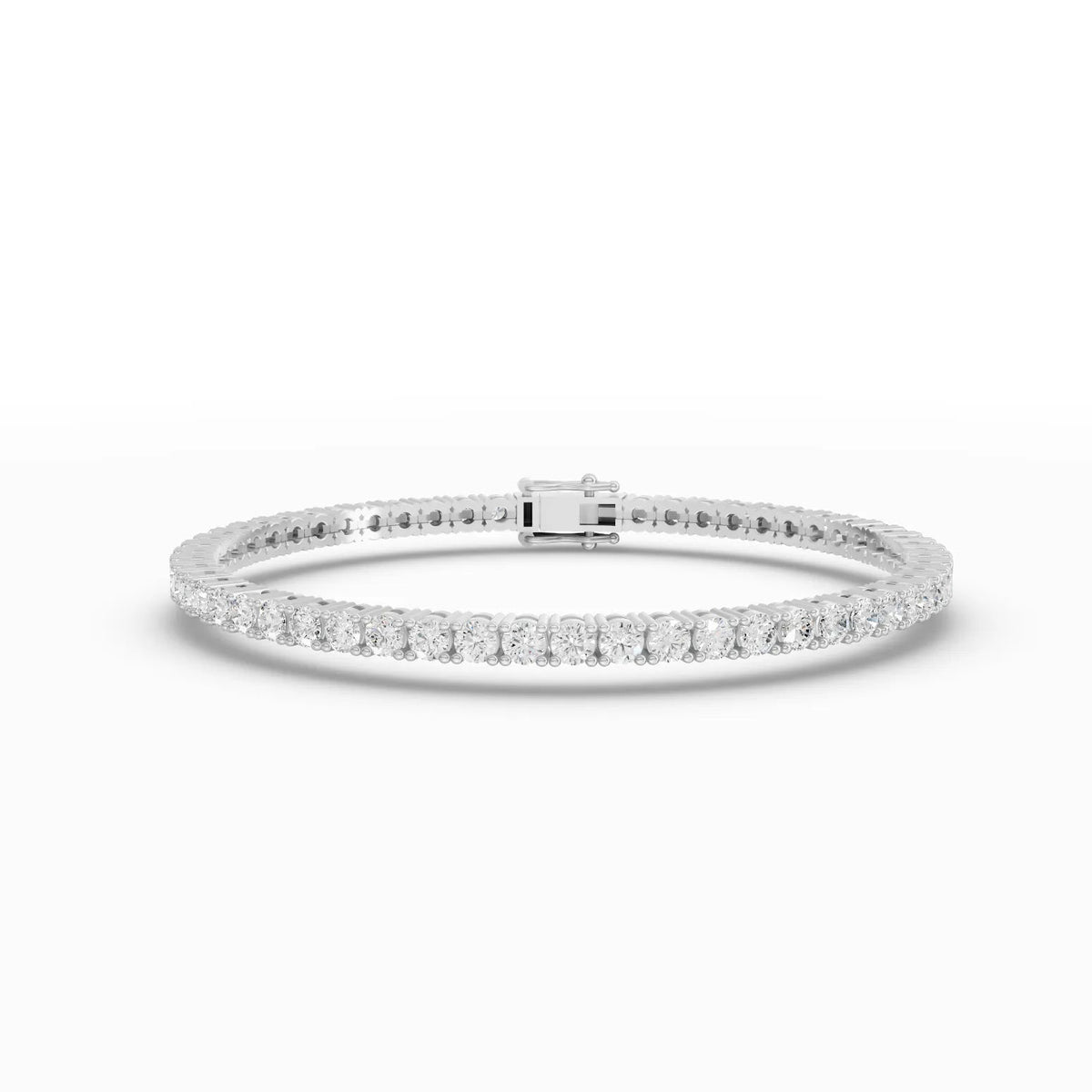 5.7CT Round Lab Diamond Premium Tennis Bracelet - Buvea Jewels