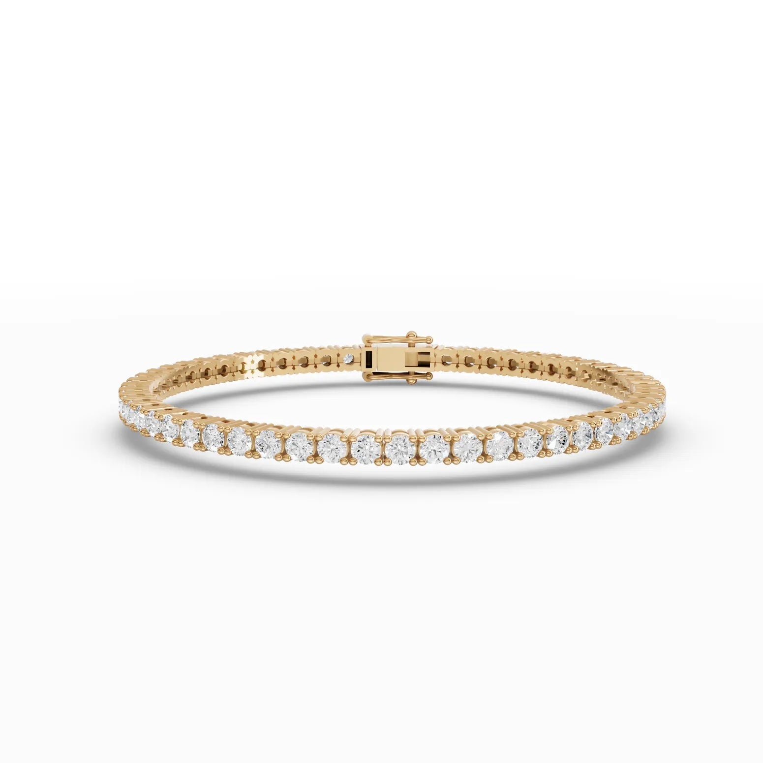 5.7CT Round Lab Diamond Premium Tennis Bracelet - Buvea Jewels
