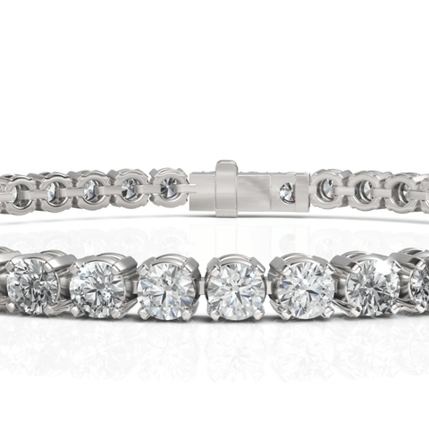 6.96CT Round Lab Diamond Tennis Bracelet - Buvea Jewels