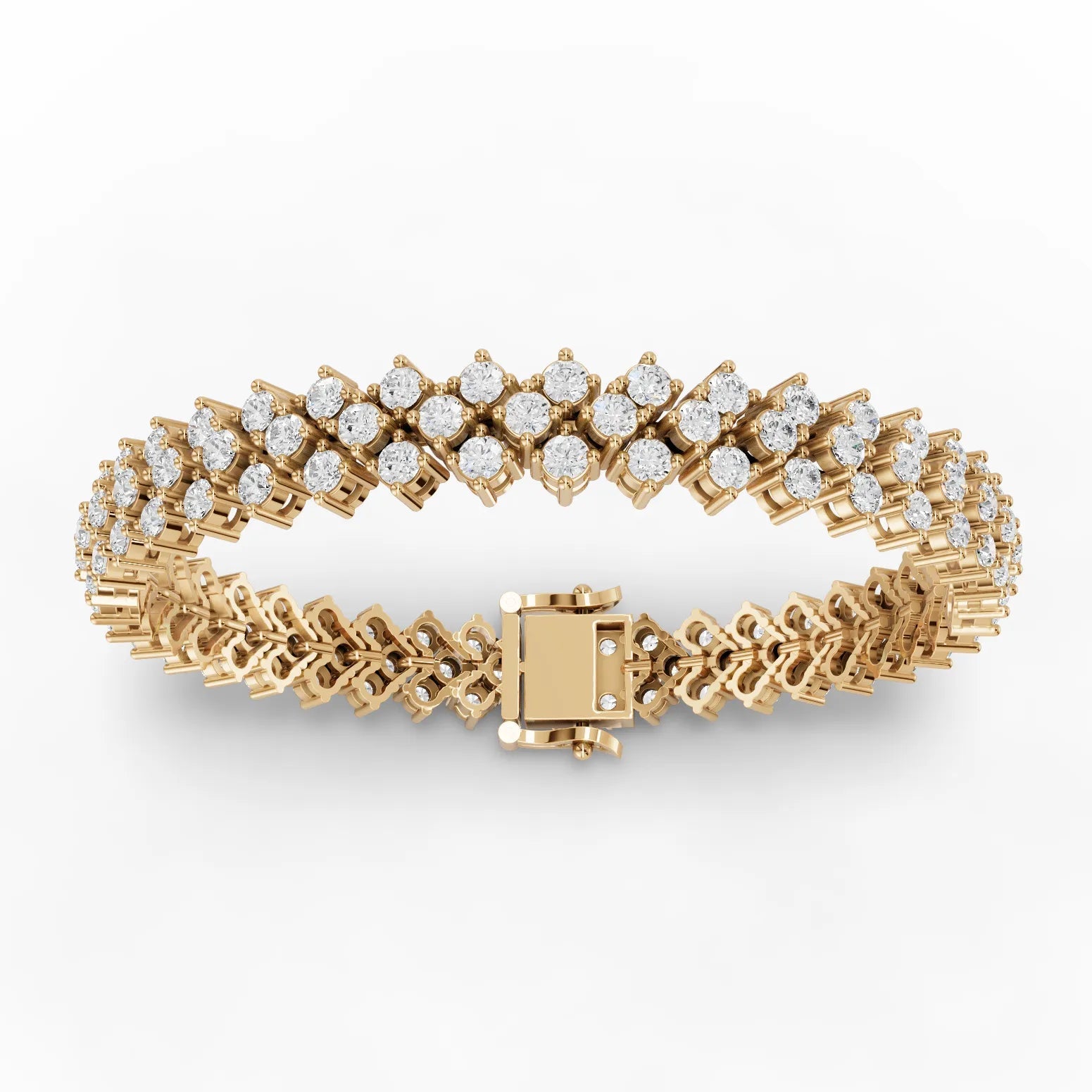 6CT Round Lab Diamond Vintage Tennis Bracelet - Buvea Jewels