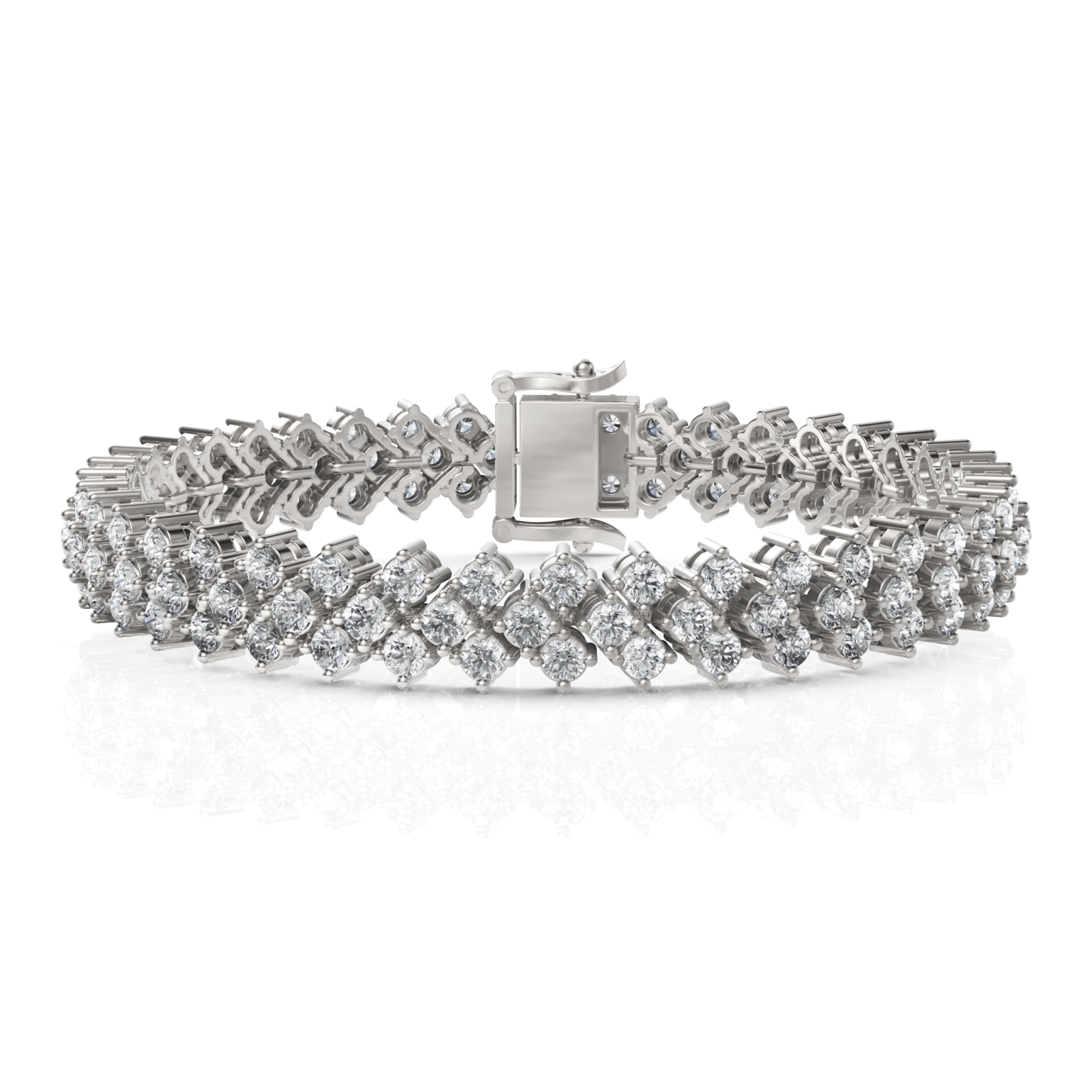 6CT Round Lab Diamond Vintage Tennis Bracelet - Buvea Jewels