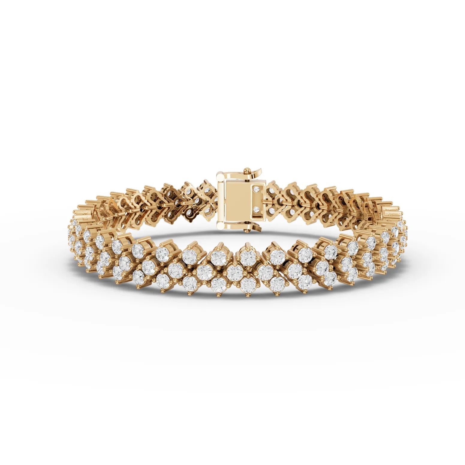 6CT Round Lab Diamond Vintage Tennis Bracelet - Buvea Jewels