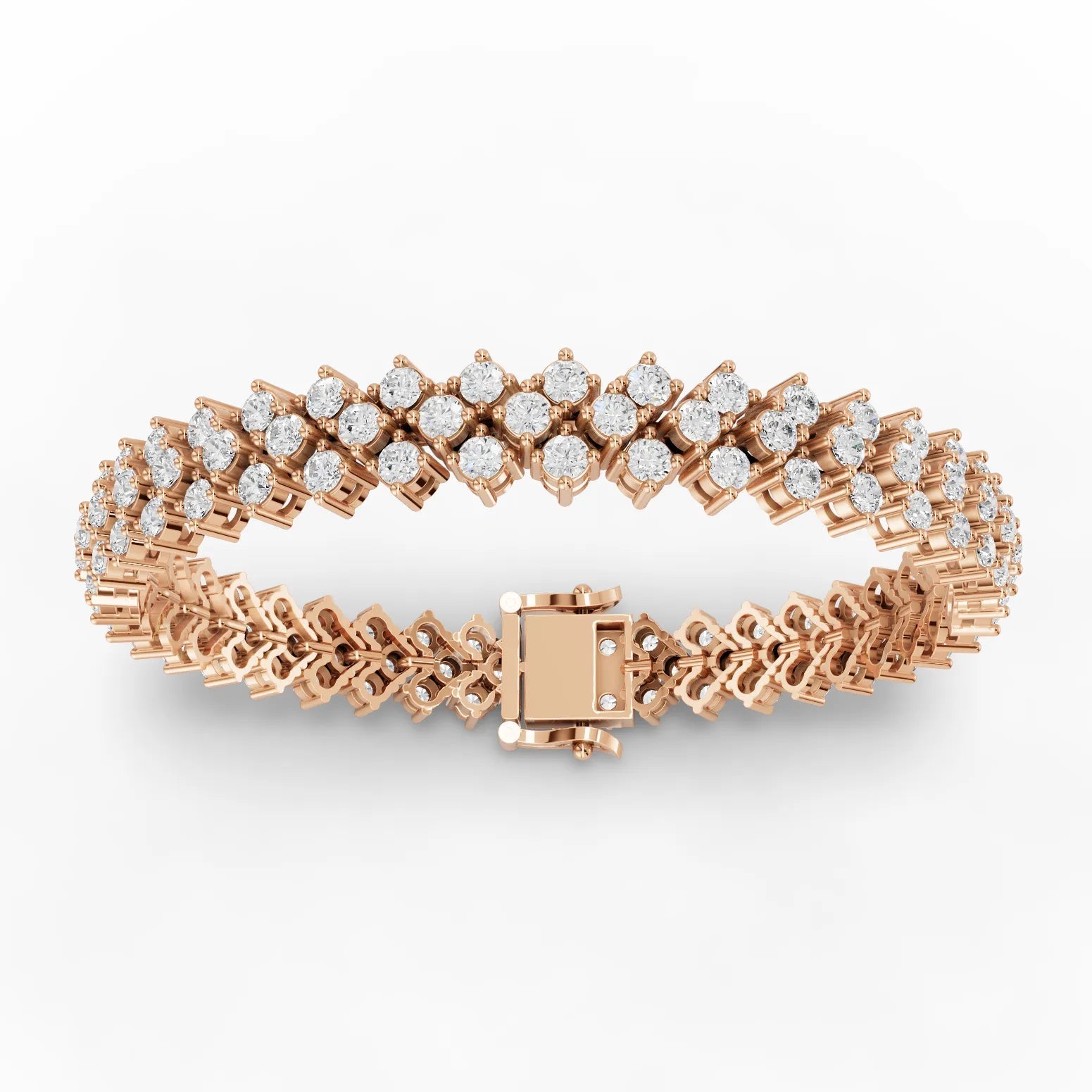 6CT Round Lab Diamond Vintage Tennis Bracelet - Buvea Jewels