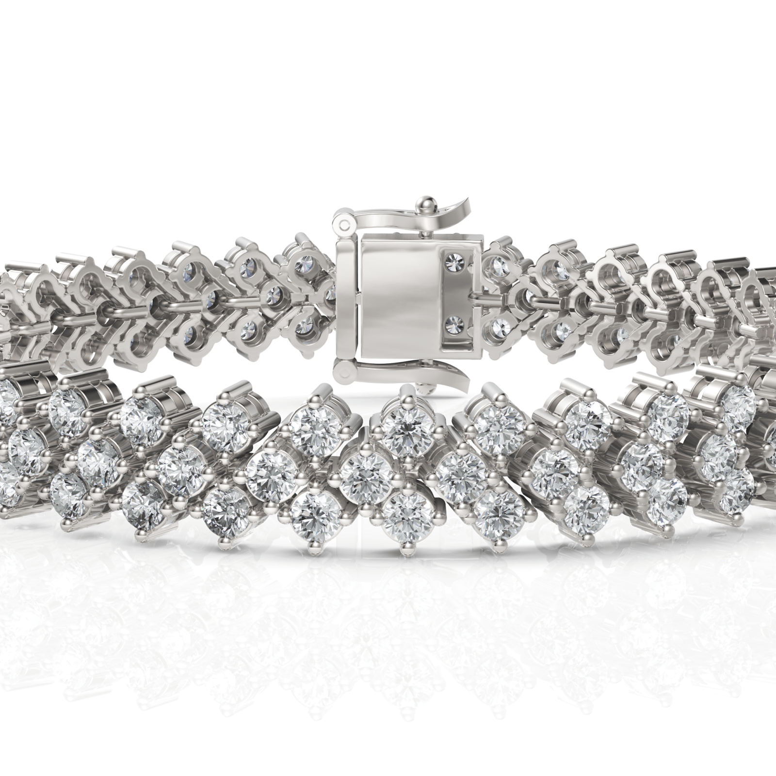 6CT Round Lab Diamond Vintage Tennis Bracelet - Buvea Jewels