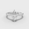 1CT Marquise Lab Diamond Classic Solitaire Engagement Ring
