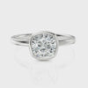 1.5CT Cushion Lab Diamond Classic Solitaire Engagement Ring